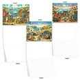 thumbnail image 2 of The Best Card Company - 10 Blank Note Cards Boxed (4 x 5.12 Inch) - Architecture, All Occasion Greeting Cards - This Old Town AM6329OCB-B1x10, 2 of 3