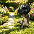 thumbnail image 4 of Lunxisen 1 Pcs Dinosaur Head Feeder Hanging Wildlife Feeding T Shaped Chipmunk Nut Feeder Backyard Garden Outdoor Decorative Funny Squirrel House(17*10*12cm), 4 of 9