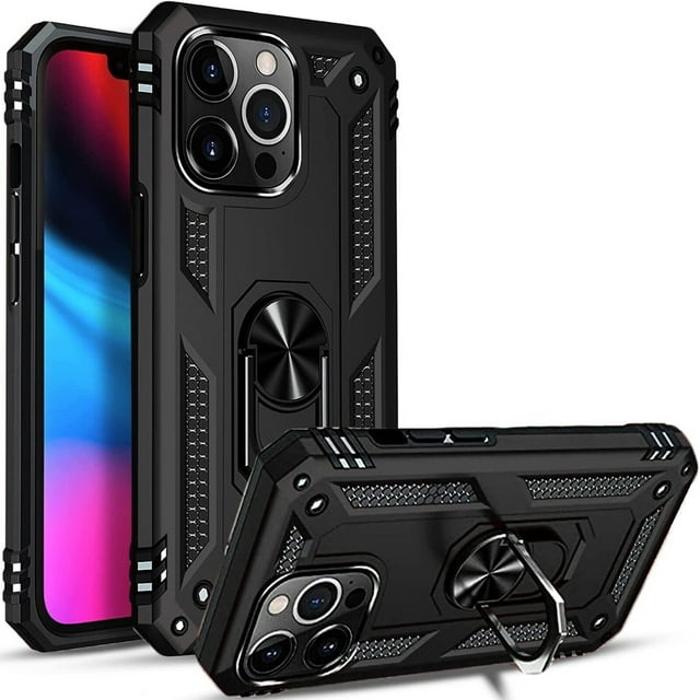 Supershield Armor-X Rugged iPhone 11 Pro Case with Ring Holder - Black
