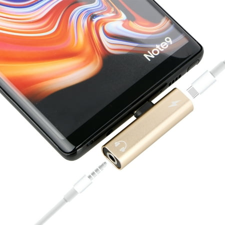 Audio 655 Usb - 2 in 1 Type C to 3.5 mm and Charger Headphone Audio Jack USB C Cable Adapter