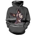 thumbnail image 4 of Sudadera con capucha de gran tamaño con estampado 3D de burro para hombre y mujer, moda Y2K, ropa de calle, jerséis con capucha, ropa para niños, 4 of 5