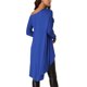 thumbnail image 3 of INSPIRAR CHIC Blusa Casual de Una Sola Manga Larga Asimétrica con Dobladillo Irregular S Azul, 3 of 6