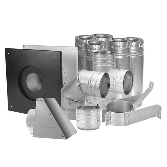 Duravent 3 In. Pellet Vent Kit Stainless