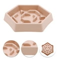 thumbnail image 3 of Unique Bargains 1 Pc Convenient Hexagon Dog Bowl for Indoor and Outdoor ABS Pink, 3 of 4