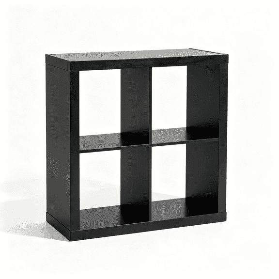 Egsiaanu 4-Cube Storage Organizer, Solid Black
