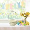 thumbnail image 4 of Mini Easter Baskets For Crafts Decor Mini Rattan Picnic Basket Kids Easter Baskets Empty Plastic Easter Basket For Easter Egg Hunt, 4 of 6