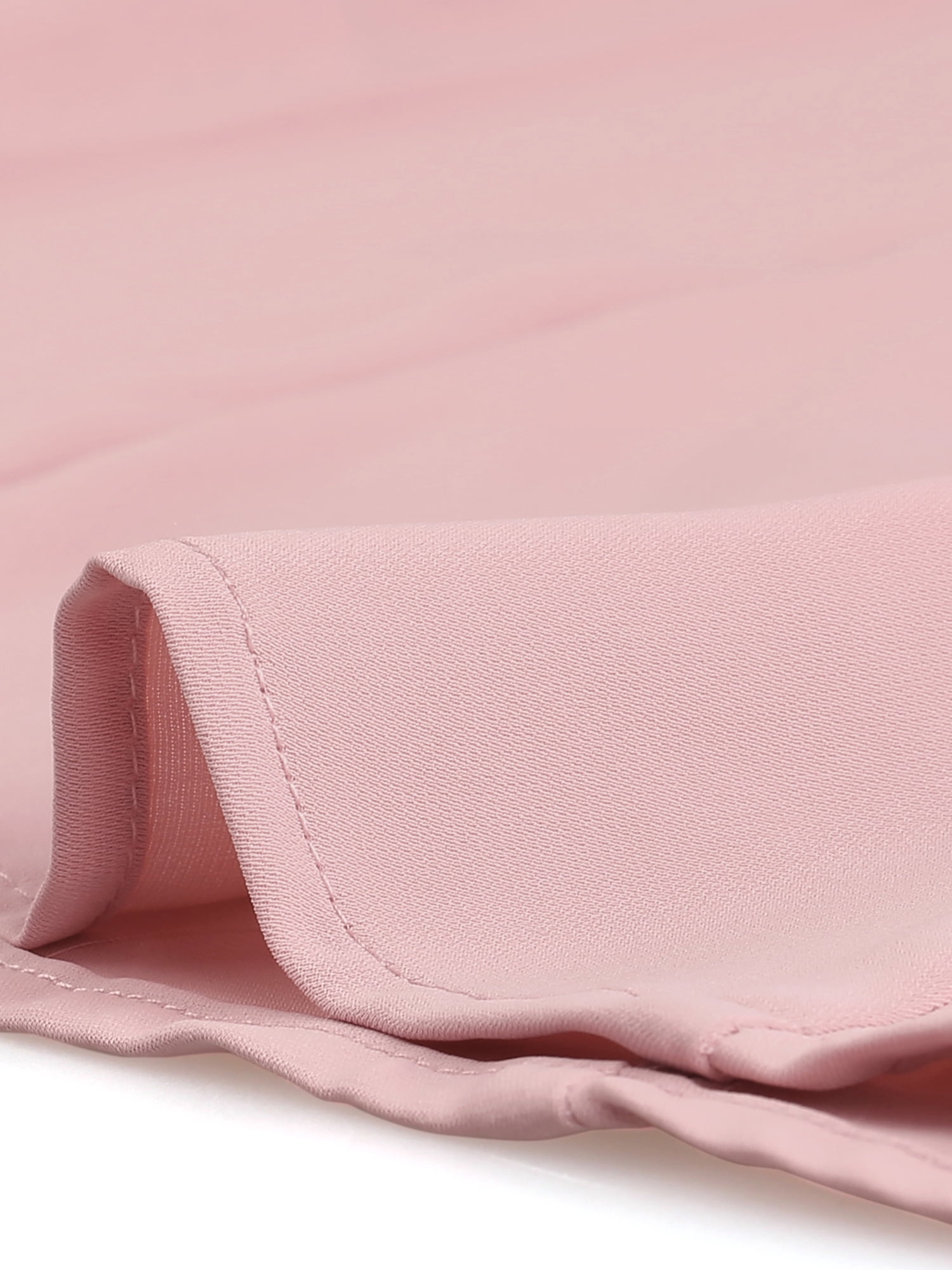DARING DIVA Women's Peter Pan Collar Long Sleeve Work Office Shirt M Pink