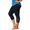 Black, variant on TEAJOPSUU Women's Capris Stretchy Leggings Athleisure Slim Fitted Workout Cropped Elastic High Waisted Yoga Pants Coffee