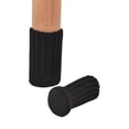 thumbnail image 1 of 24 calcetines para patas de muebles, calcetines de punto negros para muebles, protectores de suelo para patas de silla de doble espesor, patas de silla de alta elasticidad, 1 of 5