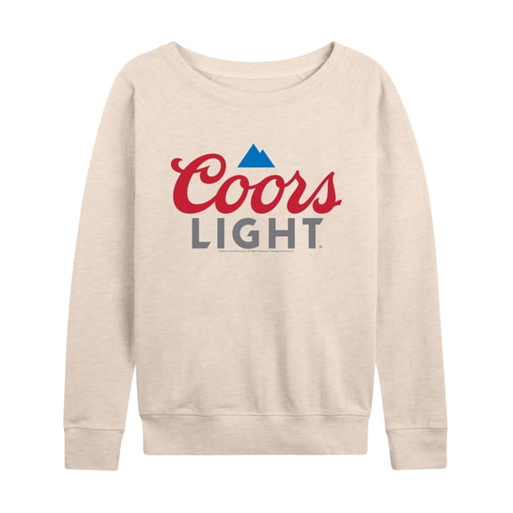 Coors Light - Coors Light - Women's French Terry Long Sleeve Pullover