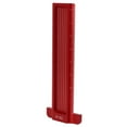 thumbnail image 3 of Application Large Règle Carrée Type T Durable en Alliage d'Aluminium avec Échelle Précise pour Usinage CNC Outils DIY Rouge, 3 of 8