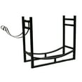 thumbnail image 3 of Sunnydaze Outdoor Powder-Coated Steel Firewood Log Rack with Kindling Holder, 3 of 11