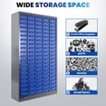 thumbnail image 6 of 100 Drawer Steel Parts Cabinet 25.8x46x8.66 Inch with ABS Drawers, Small Parts Organizer for Hardware Screws Bolts Nuts, 6 of 7