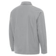 thumbnail image 3 of Men's Antigua  Gray Philadelphia Eagles Pivot Full-Zip Jacket, 3 of 4