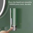 thumbnail image 4 of RuiJiao Wall-Mounted Manual Bathroom Soap Dispenser, No Drill ABS+PS Shower Gel Organizer with 450ml Visible Window, Leak-Proof Design for Hand Sanitizer, Shampoo, Bath Essentials, 4 of 5