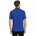 thumbnail image 2 of Sport-Tek Contrast PosiCharge Tough Polo-XL (True Royal/ Black), 2 of 6