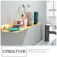 thumbnail image 3 of Zcyifa Kitchen Seasoning Rack Bathroom Toilet Storage Rack Space Aluminium Storage Stand Small Wall Shelf, 3 of 10