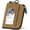 Brown, variant on RFID Blocking Nylon Purse for Men, Slim EDC Wallet with Key Clip | Features ID window, zipper pocket & clip for cards, , . 500D nylon front pocket EDC pouch organizer