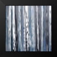 thumbnail image 2 of Kimberly, Allen 20x20 Black Modern Framed Museum Art Print Titled - Forest of Blue, 2 of 5