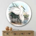 thumbnail image 2 of Designart 'Ancient Bird Life I' Traditional Circle Metal Wall Art 29x29 - Disc of 29, 2 of 5