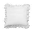 thumbnail image 3 of Fresh Ideas Ruffles Eyelet Collection, Pillow Shams, 1 Pack, White, 3 of 5