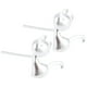 thumbnail image 3 of 1 par de pendientes de plata de ley con forma de gota para mujer, 3 of 8
