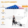 thumbnail image 3 of EAGLE PEAK 10 x 10 ft Straight Leg Pop-up Outdoor Canopy, 3 of 10