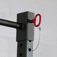 thumbnail image 6 of Titan Fitness T-3 Series Wall Mounted Folding Power Rack, 91" Height x 41" Depth, Compact Space-Saving Rack, 2x3 11-Gauge Steel Uprights, Includes J-Hooks & Pull-Up Bar, 6 of 10
