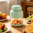thumbnail image 4 of HOARBOEG Portable Blender for Smoothies and Shakes, 1300ml Personal Blender with Dual Lids, USB Rechargeable Juicer Cup for Ice Crushing, Travel Blender for Gym Office Home, 4 of 7