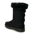 thumbnail image 3 of SO® Abigail Women's Faux-Fur Winter Boots Color: Black Size: 7.5, 3 of 4