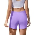 thumbnail image 6 of Girls 5-Pack Yoga Biker Shorts High Waist Dance Gymnastics Shorts Cotton Athletic Volleyball Shorts for Under Dress 13T, 6 of 7