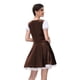 thumbnail image 5 of GB10067 Disfraces de Oktoberfest para mujer de talla grande, vestidos Dirndl a cuadros bávaros, atuendo de carnaval alemán, tallas S a 3XL, 5 of 5