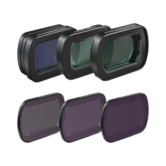Freewell Macro, Wide Angle and Anamorphic Lens Kit with ND Filters for DJI Osmo Pocket 3