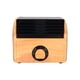thumbnail image 2 of Mini ventilador de escritorio portátil de grano de madera de 3 velocidades ventilador de refrigeración silencioso Retro para decoración de oficina en casa enchufe de EE. UU. Advancent HA002070-02B, 2 of 6