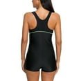 thumbnail image 6 of Asoul Women's Athletic One Piece Swimwear Boyleg Racerback Unitard Swimsuit, 6 of 6