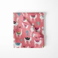 thumbnail image 3 of Mainstays 42" Light-weight Flannel Fabric Coral Llama by the Yard, Coral, 3 of 4