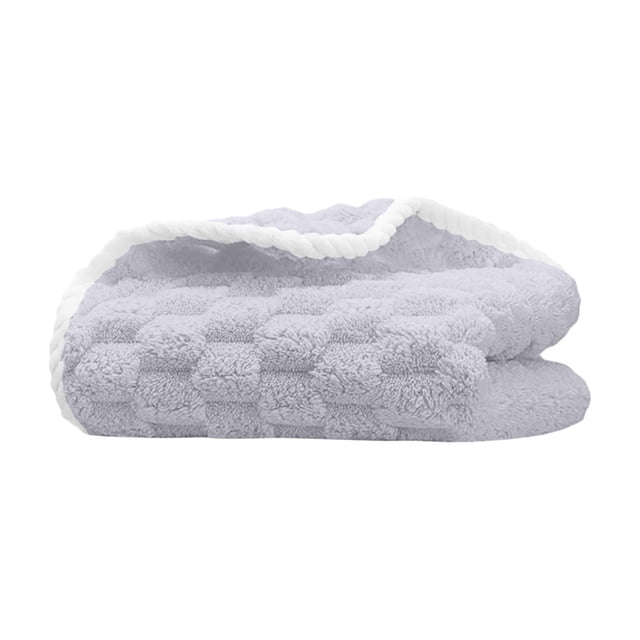 Deeceymbur Individually Packed Thick Fleece Towel Soft Absorbent Portable Washcloth for Daily Use