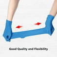 thumbnail image 4 of Nitrile Gloves,Hizek 4 Mils 100 Pcs Nitrile Disposable Gloves,Powder Free,Latex Free,Soft Industrial Gloves,Cleaning Glove for Family Use,S,M,L,XL, 4 of 8