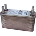 thumbnail image 3 of B3-12A 40 Plate Stainless Steel Heat Exchanger with 3/4" Hose Barb Ports Copper Brazed, 3 of 5