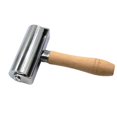 thumbnail image 1 of Rodillo para cuero, herramienta para laminar pegamento, artesanía de cuero, ergonómico, cómodo de sujetar, rodillo de costura, herramienta de platina, 10cm, 1 of 9