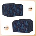 thumbnail image 3 of Goofa Shining Christmas Tree Print Toaster Cover 4 Slice, Four Slice Bread Machine Cover Quilted Toaster Covers Bread Maker Cover Kitchen Appliance Cover, 3 of 7
