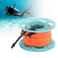 thumbnail image 4 of 30m Plastic Wire Reel Dual Heads Hook Diving Marker Buoy Rope Wheel Guide Thread Spoolblue, 4 of 6
