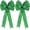 Green, variant on 2 Pack Red Christmas Bows Outdoor Decorations,12”x20” Large Velvet Wreath Bow with Glitter String Gold Edge for Xmas Tree Topper Home Front Door Decor