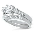 thumbnail image 4 of LaRaso & Co 2 Carat CZ Wedding Engagement Bridal Ring Set for Women Size 8, 4 of 6