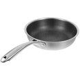 thumbnail image 4 of BRIGHTFUFU Sartén de acero inoxidable, sartén de cocina, sartén para huevos, sartén para cocinar no pegajosa, 4 of 7