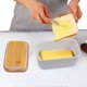 thumbnail image 5 of Porcelain Butter Dish With Lid 600ml Sealed Butter Dish Holds For Countertop Succinct Boxed Butter Keeper With Removable Silicone Seal For All Types O, 5 of 5
