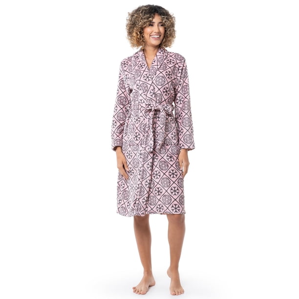 Bata de Forro Polar para Mujer Fruit of the Loom Copo de Nieve Talla M-L