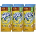 thumbnail image 6 of Wyler's Light Canister Drink Mix - Half Iced Tea Half Lemonade Water Powder Enhancer Canister (6 Canisters that make 12 Quarts Each), 6 of 8