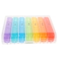thumbnail image 1 of LEEYNEER 1 Set Travel Pill Container  Elders Multi Grid Design PP Organizer, 1 of 5