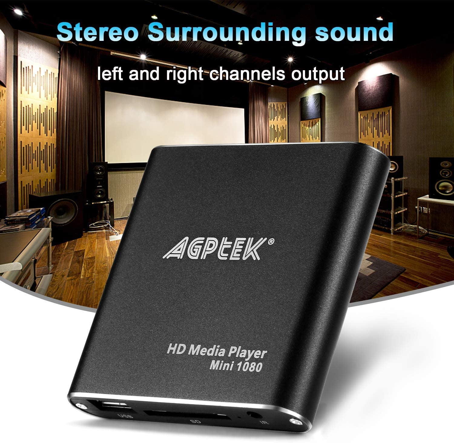 HDMI Media Player, Black Mini 1080p FullHD Ultra HDMI Digital Media